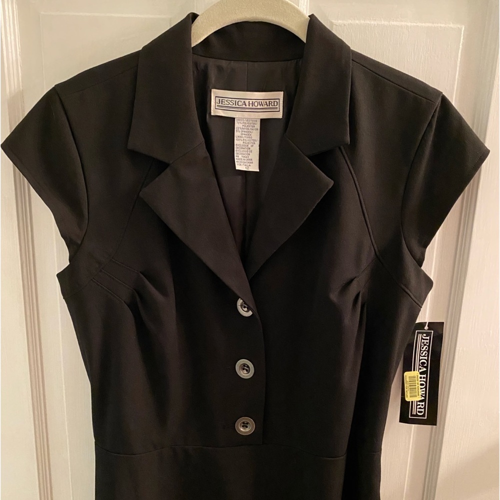Jessica Howard Belted A-Line Fit and Flare Dress - Picture 11 of 13